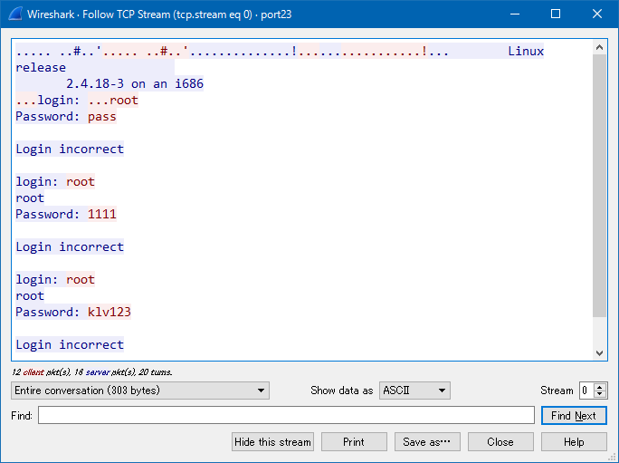 Figure 6: Login attempts