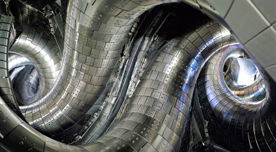 Interior of the LHD’s plasma vacuum vessel
