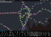 Operation management support system [Visual monitoring system of train congestion and delay in the Tokyo metropolitan area]