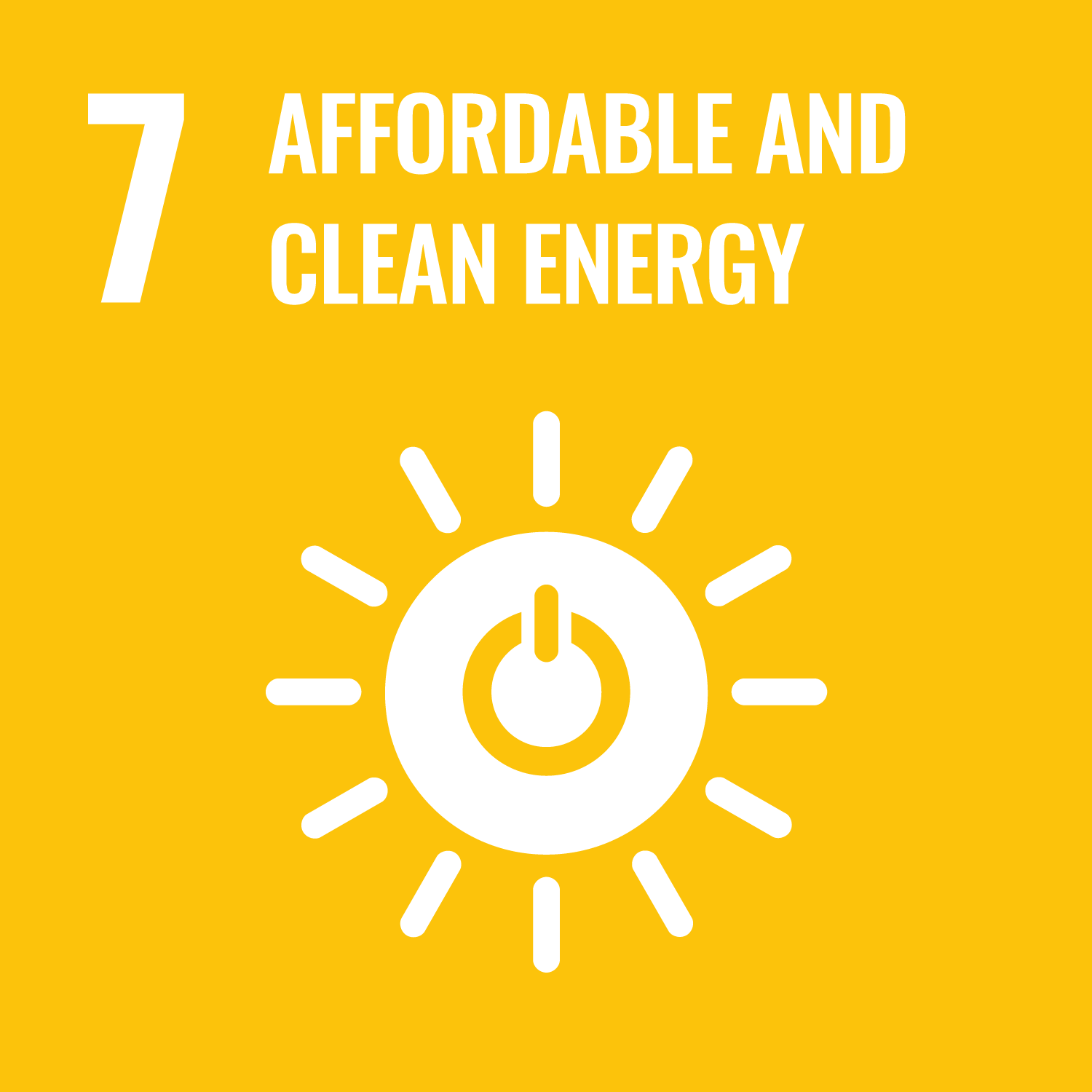 logo : SDGs 7 Affordable and clean energy