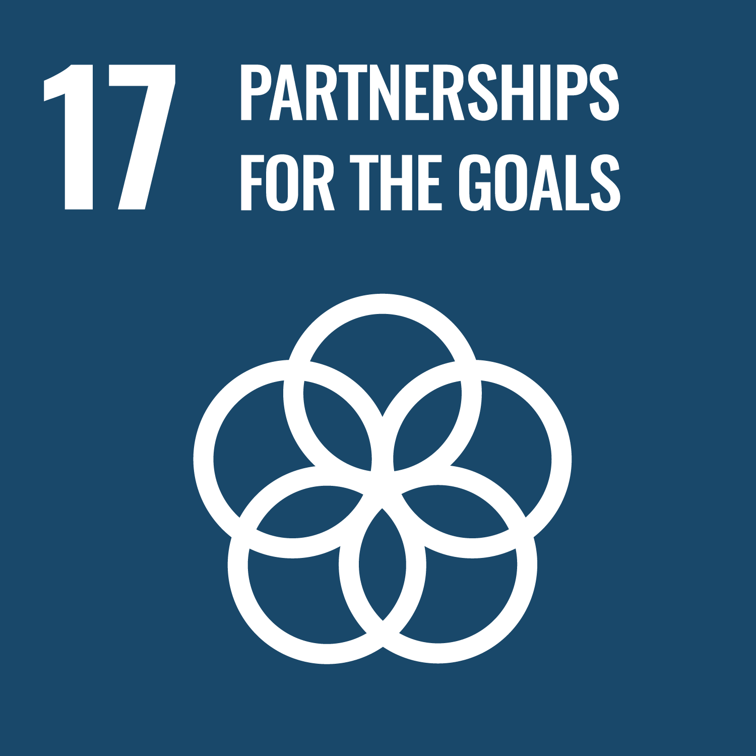 logo : SDGs 17 Partnerships for the goals